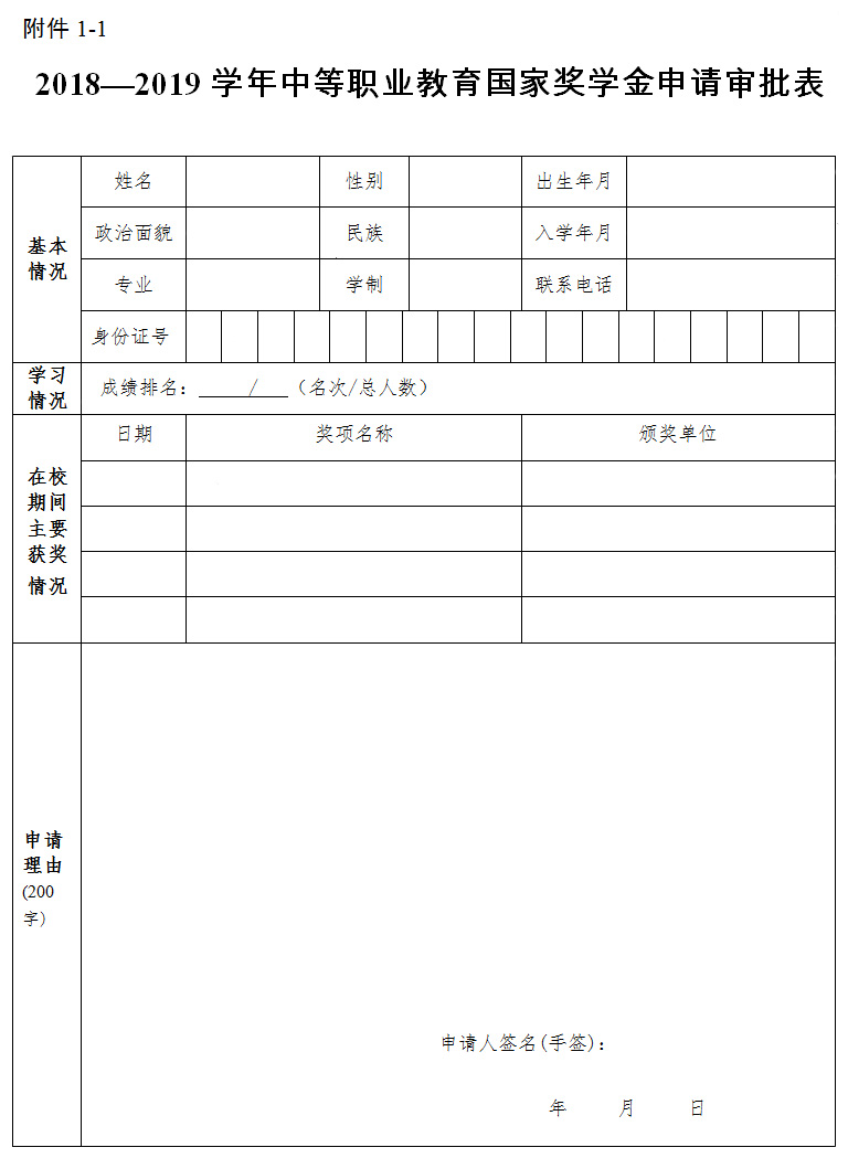 中等职业教育国家奖学金申请审批表1.jpg